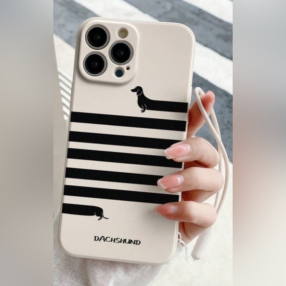 NEW Dachshund Black and Cream iPhone Cases. - Picture 2 of 3